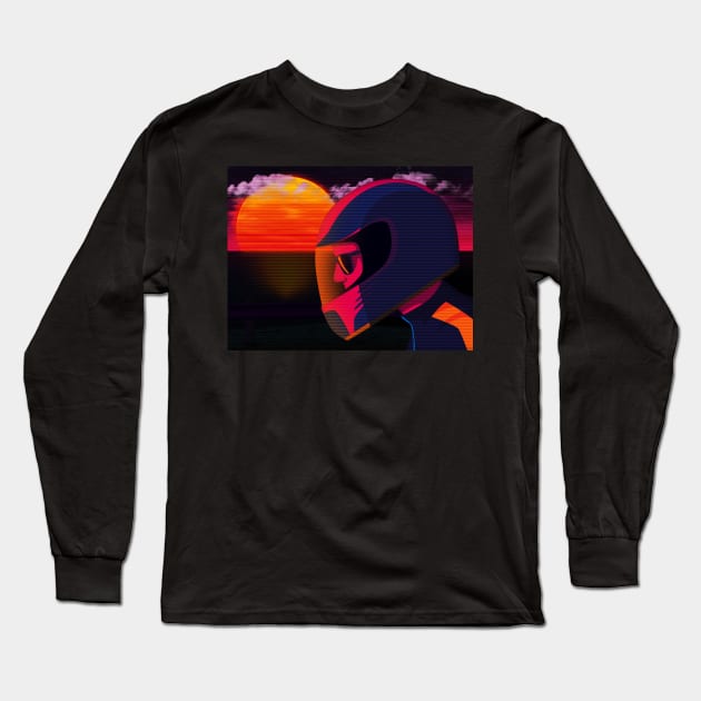 The Getaway Long Sleeve T-Shirt by patrickkingart